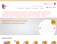 Tablet Screenshot of laurisa.lt